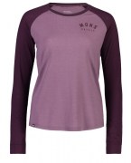 Mons Royale Icon Raglan wine mauve