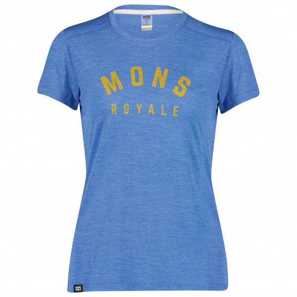 Mons Royale Vapour Tee blau Damen